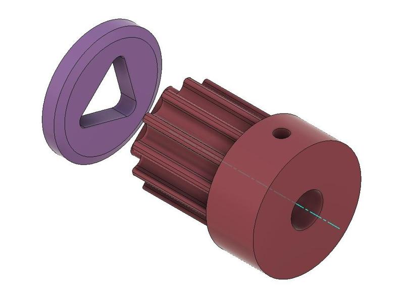 GT2-5mm 12 teeth 6.35mm bore
