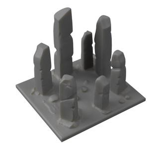 Standing Stones V1 - TableTop War Gaming or RPG Terrain Piece