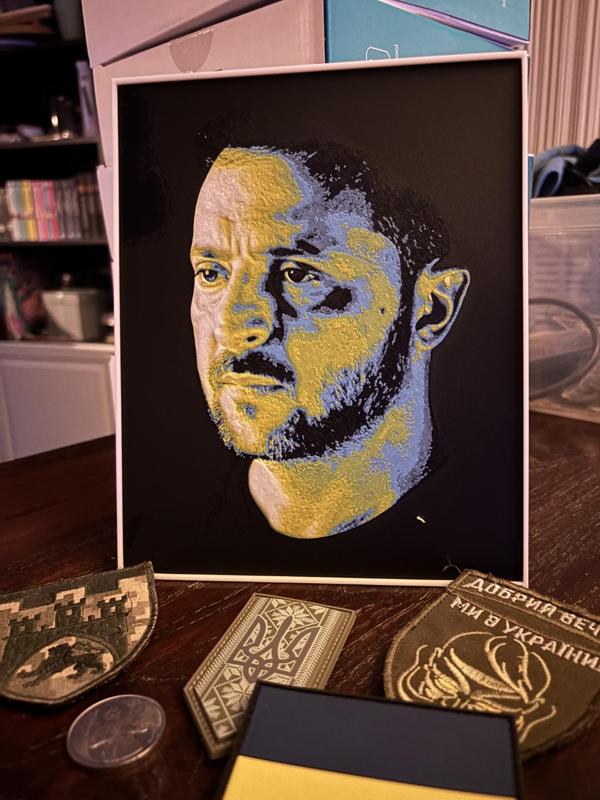 Zelensky Blue-Yellow Hueforge