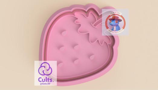 Strawberry cookie cutter (Strawberry cookie cutter)
