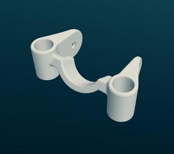 Micro Sparrow mount with angled bracket - 30, 45°, 50°