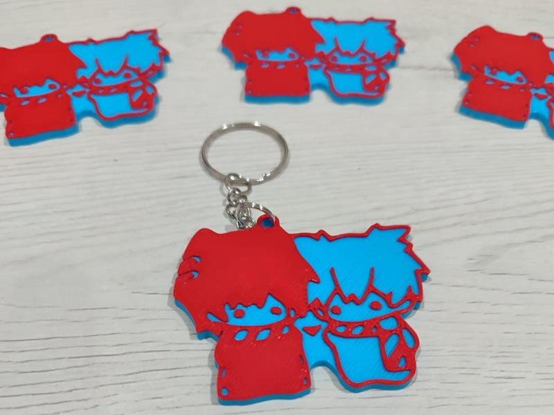 Karma and Nagisa Keychain