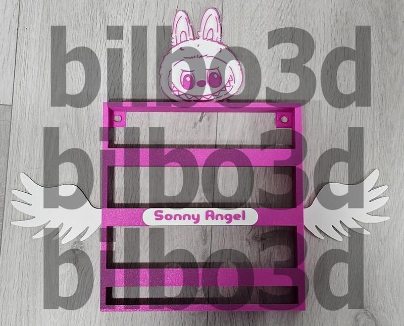 Sonny Angel Labubu stand wall and shelf