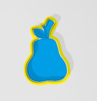 cortador fruta  pera corta e marca stl 5cm