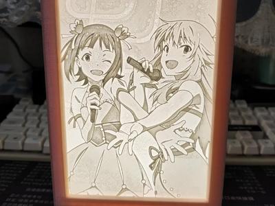 The Idolmaster - Haruka Amami and Miki Hoshii