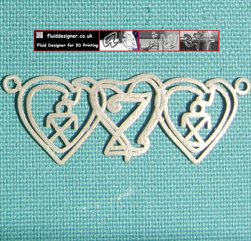 Personalised American Indian Open Heart Necklace