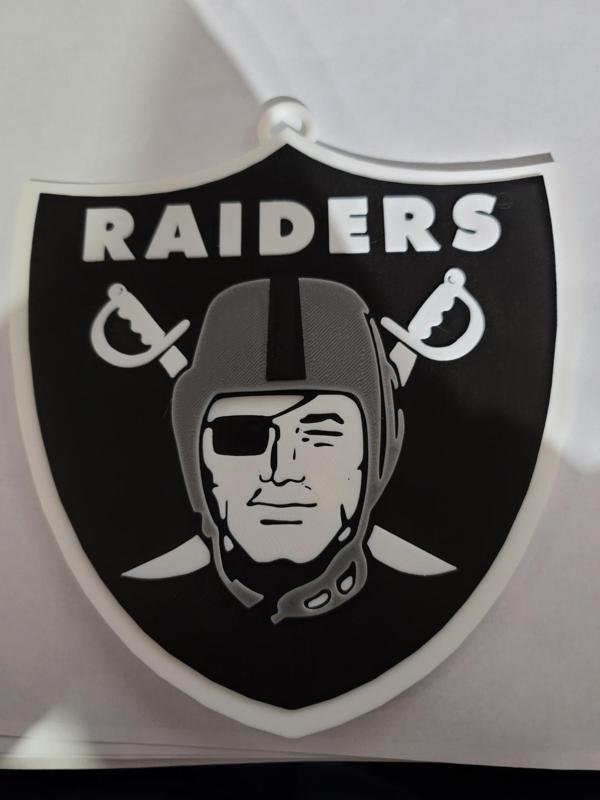 Las Vegas Raiders 3d logo 180mm x 180mm 