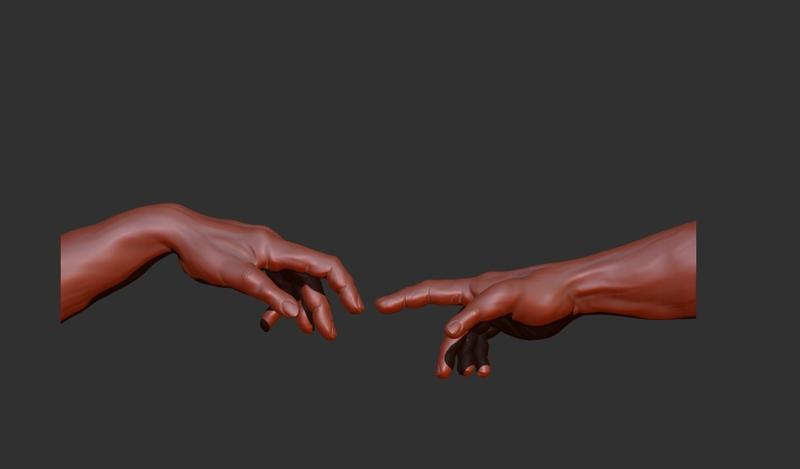 Adam and Eve Hands