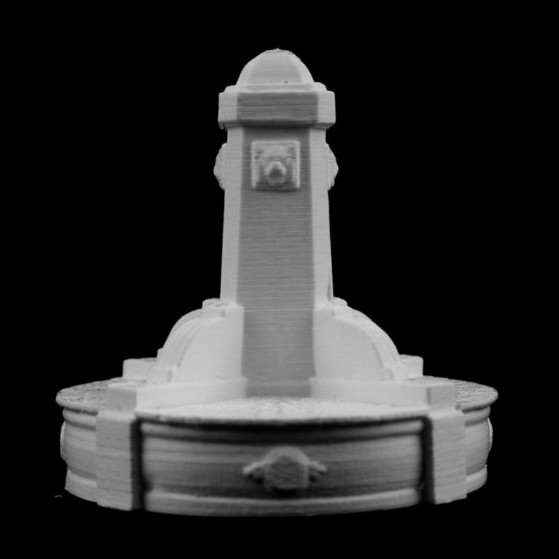 Fountain Nyon at Lausanne, Switzerland