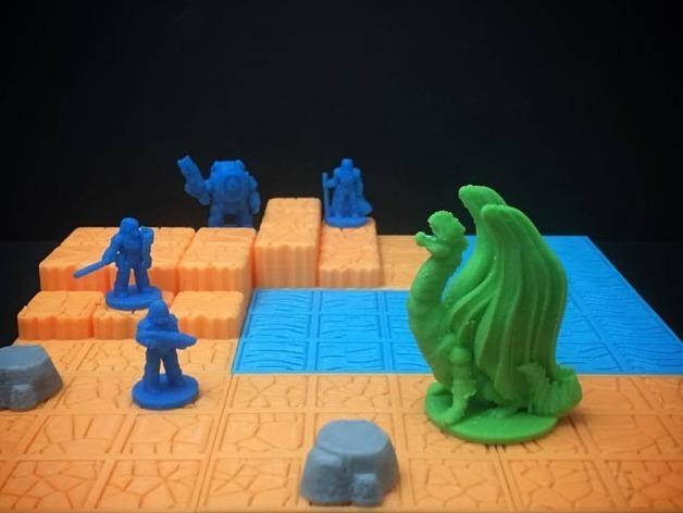 OpenTactics Wasteland Tiles (18mm scale)