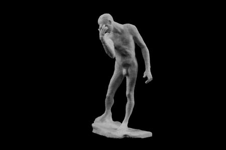 Nude study of Pierre de Wissant at The Musée Rodin, Paris
