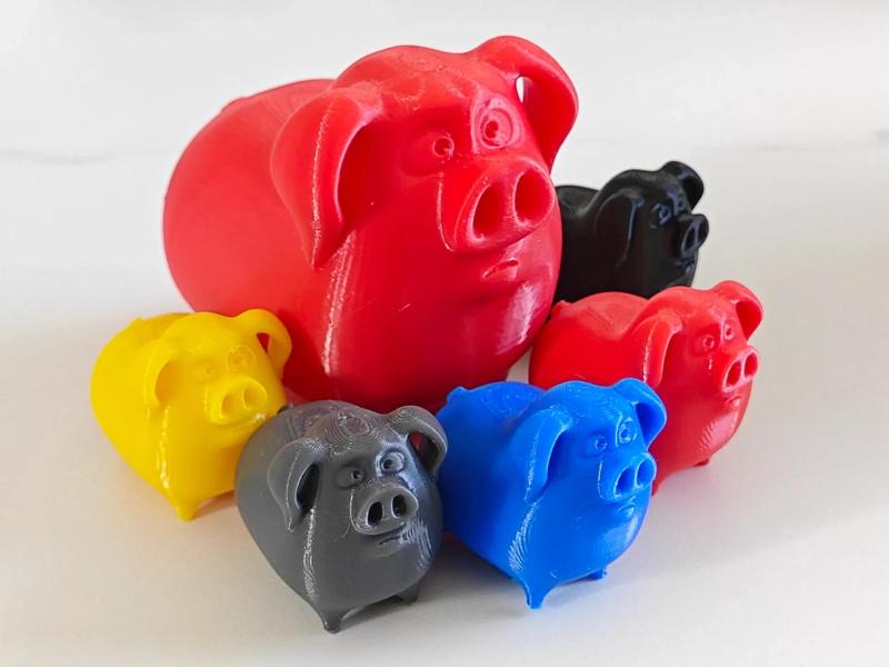 Flying Pig (Print-in-Place, No Supports)