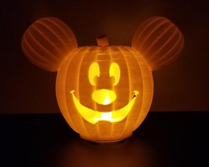 Mickey Pumpkin Main St. USA Tealight