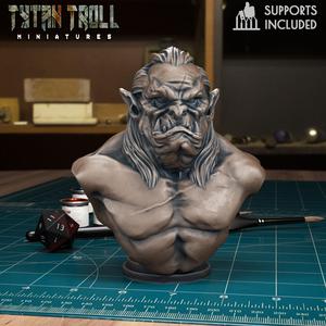 Orc Bust 01 [Pre-Supported]