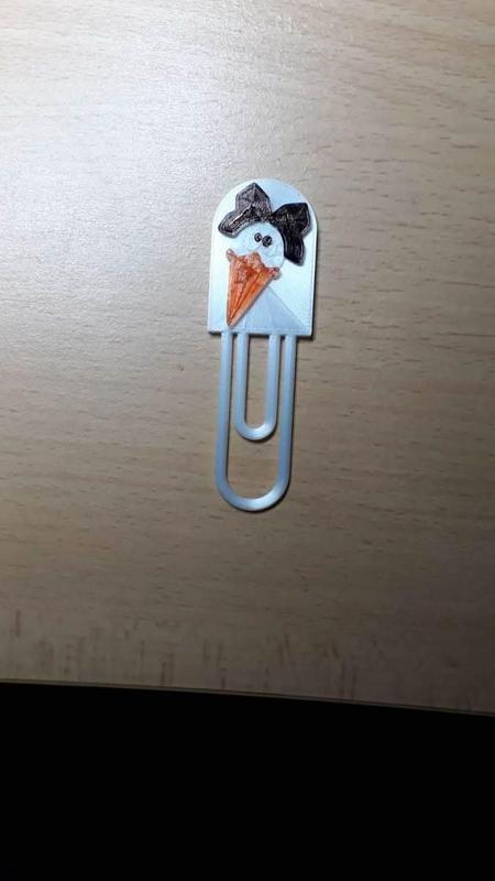 Marque-pages cigogne ALSACE