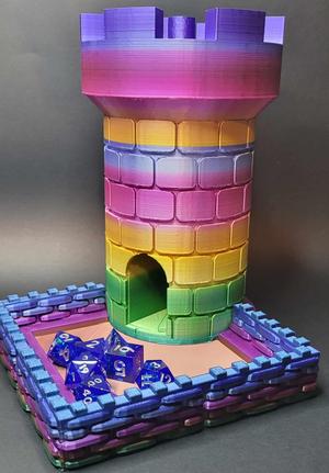 Castle dice tower