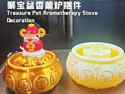 [Lucas Creations] Treasure Pot Incense Burner Ornament
