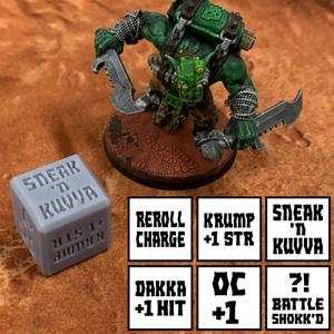 Orks Taktiks Indicator Token Counter Marker 18mm for Taktikal Brigade "Lissen 'ere" detachment rule