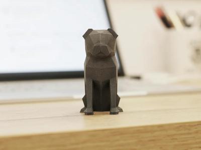 low poly pug