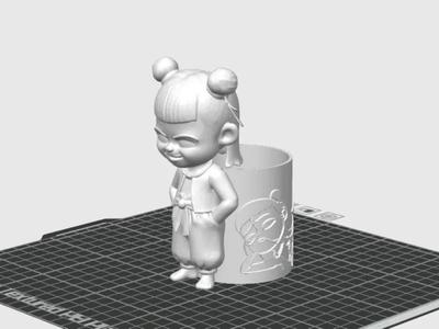 Nezha “My fate is in my hands, not in the heavens” pen holder