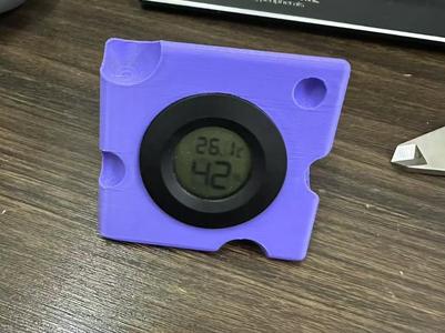 TuZhu Round Hygrometer Thermometer Cheese Rack 1