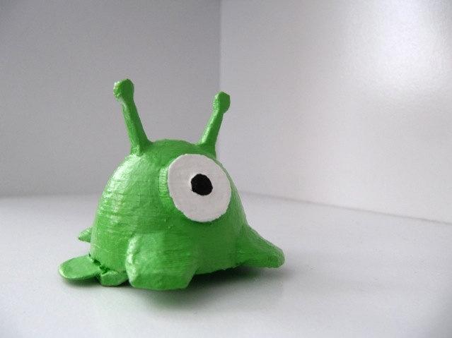 Brain Slug Hair Clip