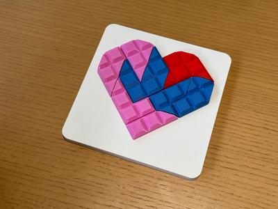 Love Heart Educational Puzzle