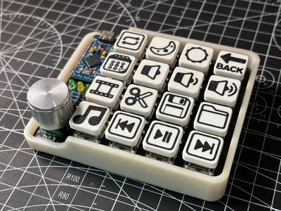 [AMS] Keyboard Keycaps Shortcut Icon Keys MX, Low Profile