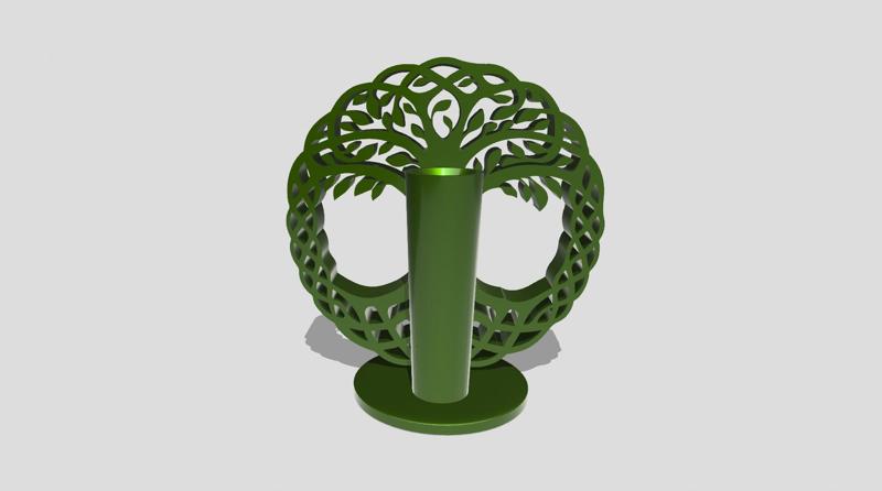 Tree of Life Pen holder, desk organizer, spiritual decor, mystical