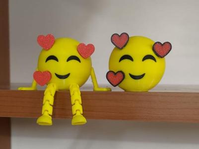 EMOJI Collection - Smiley Face with Three Hearts