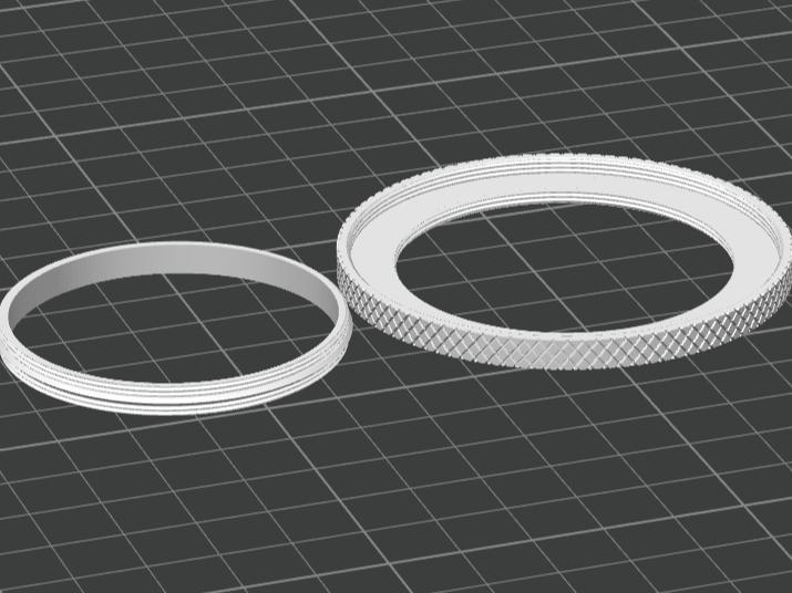 49mm to 62mm filter adapter ring