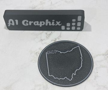 Ohio Coaster Badge Souvenir Large Coin