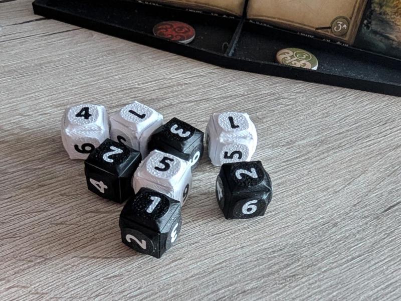 Lightweight 16mm D6 Dice. 1.4g