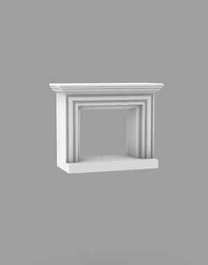 Molded mantel