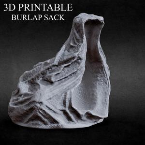 3D PRINTABLE BURLAP SACK FOR KITBASH DIORAMAS