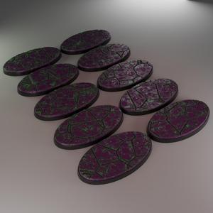10x 75x42mm base with uranium wasteland (+toppers)