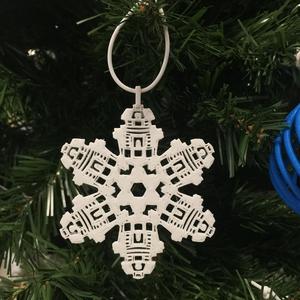 R2-D2 Flake Christmas Decoration