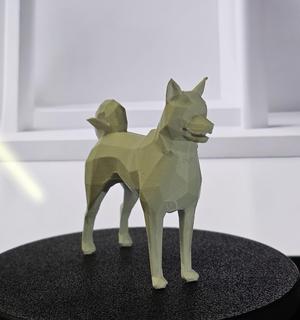 Smiling Shiba Inu  low poly