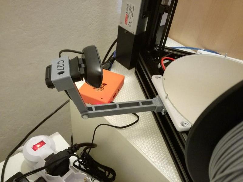 Logitech C270 modular mount