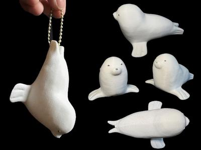 Adorable Little Seal Keychain