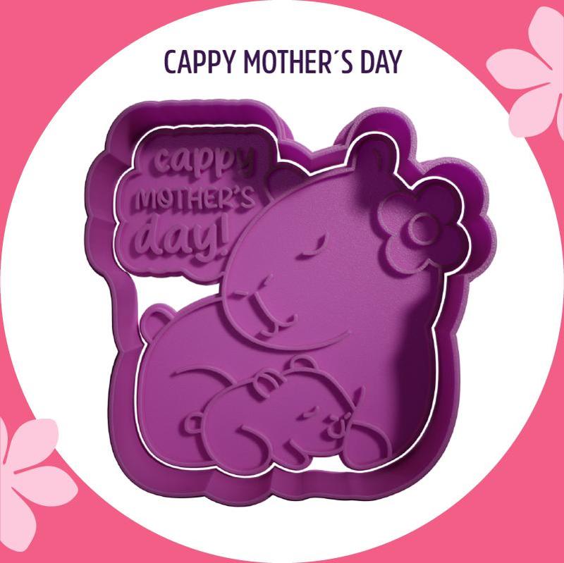 Cappy mother's day capybara mother's day cutter
