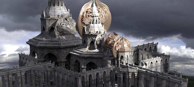 Steampunk Medieval Tower Bridge 4 kit bash