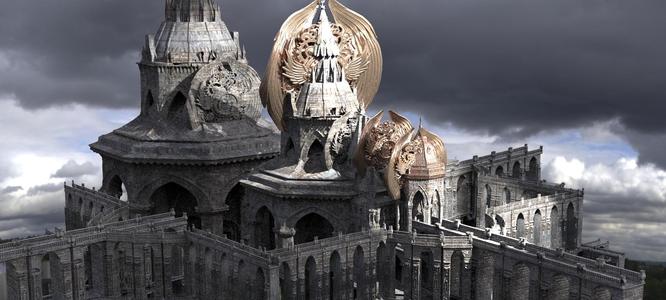 Steampunk Medieval Tower Bridge 4 kit bash