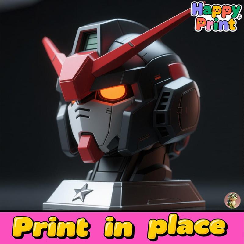 Mecha head sculpture,Gundam head sculpture