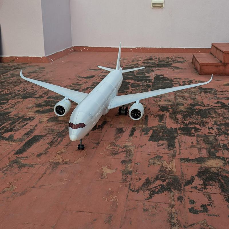 A350 RC Airplane 3D Printed (1.6m Wingspan) Version 2 with flaps and retracts
