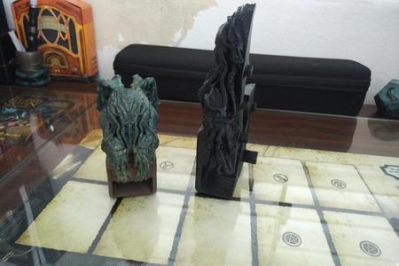 Cthulhu Dice Tower - 7" in parts