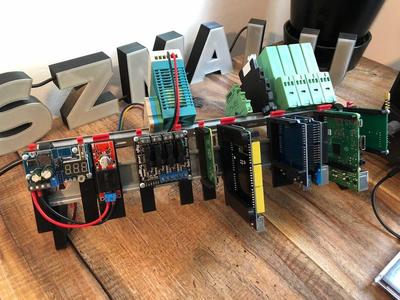 DIN Mounts: SSR Module, Wemos D1 Mini Base, Arduino