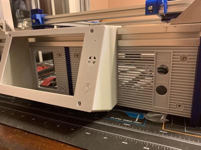 Hypercube Evolution PanelDue 7i Mount & enclosure vents