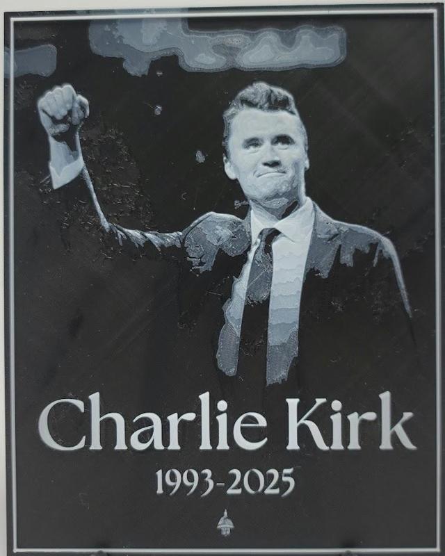 Charlie Kirk Hueforge