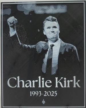 Charlie Kirk Hueforge